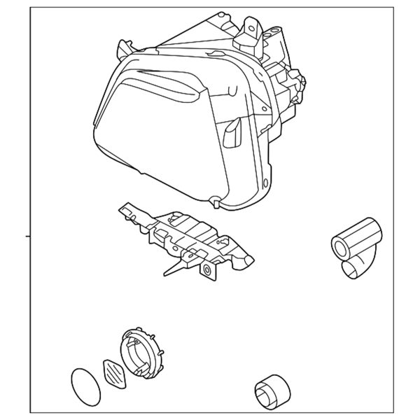 22-24 HYUNDAI TUCSON RIGHT PROJECTOR